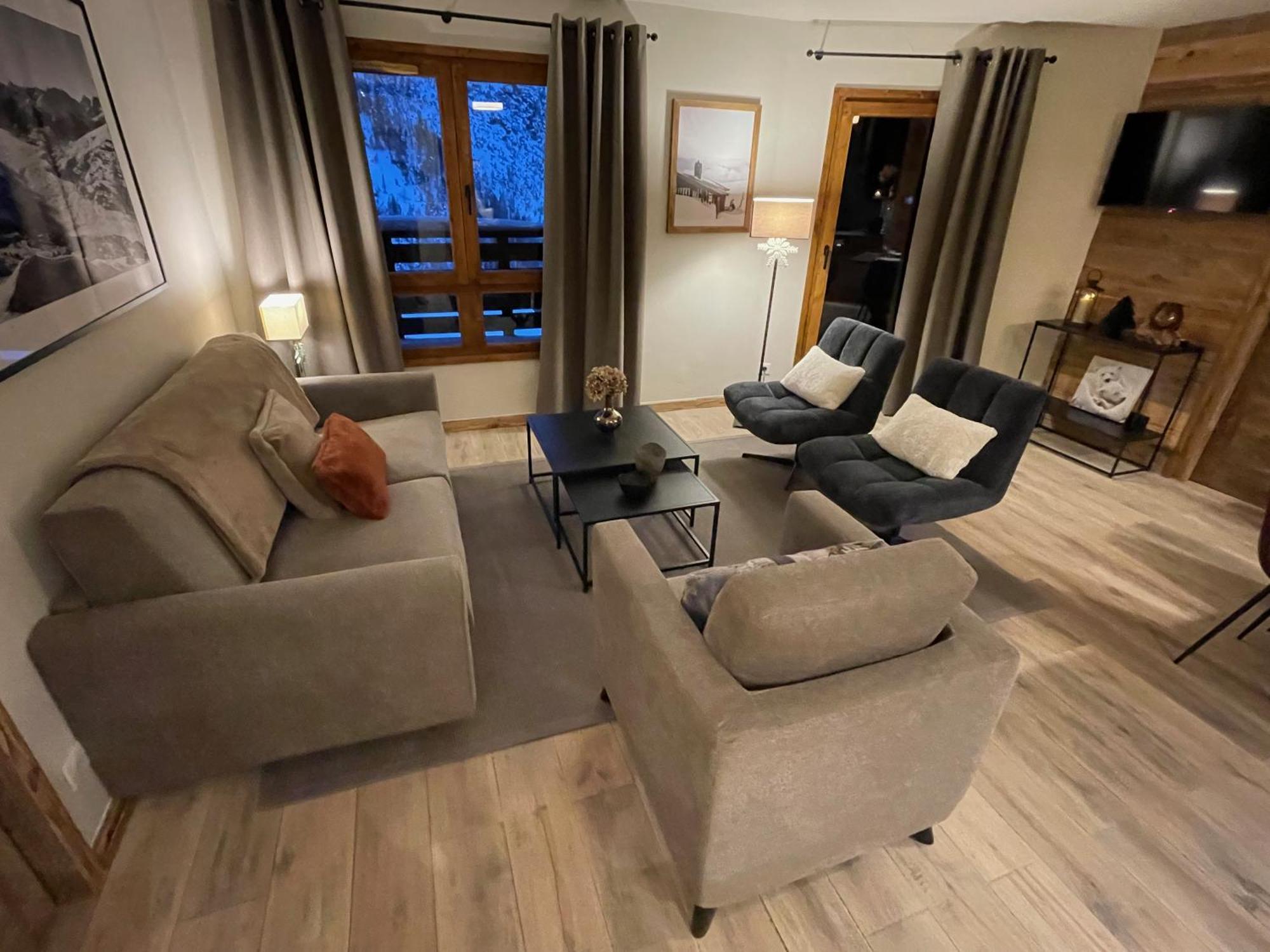 Spacious ski-in ski-out apartment 4-6 pax, 161 Sources de Marie Arc 1950 Les Arcs  Exterior foto