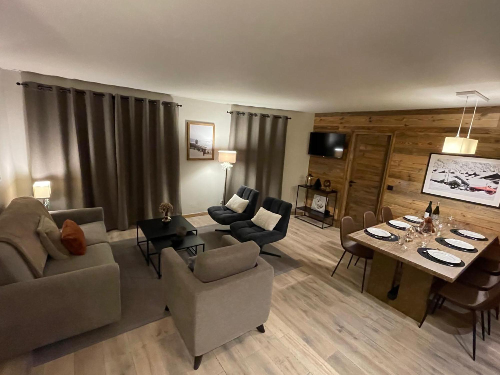 Spacious ski-in ski-out apartment 4-6 pax, 161 Sources de Marie Arc 1950 Les Arcs  Exterior foto