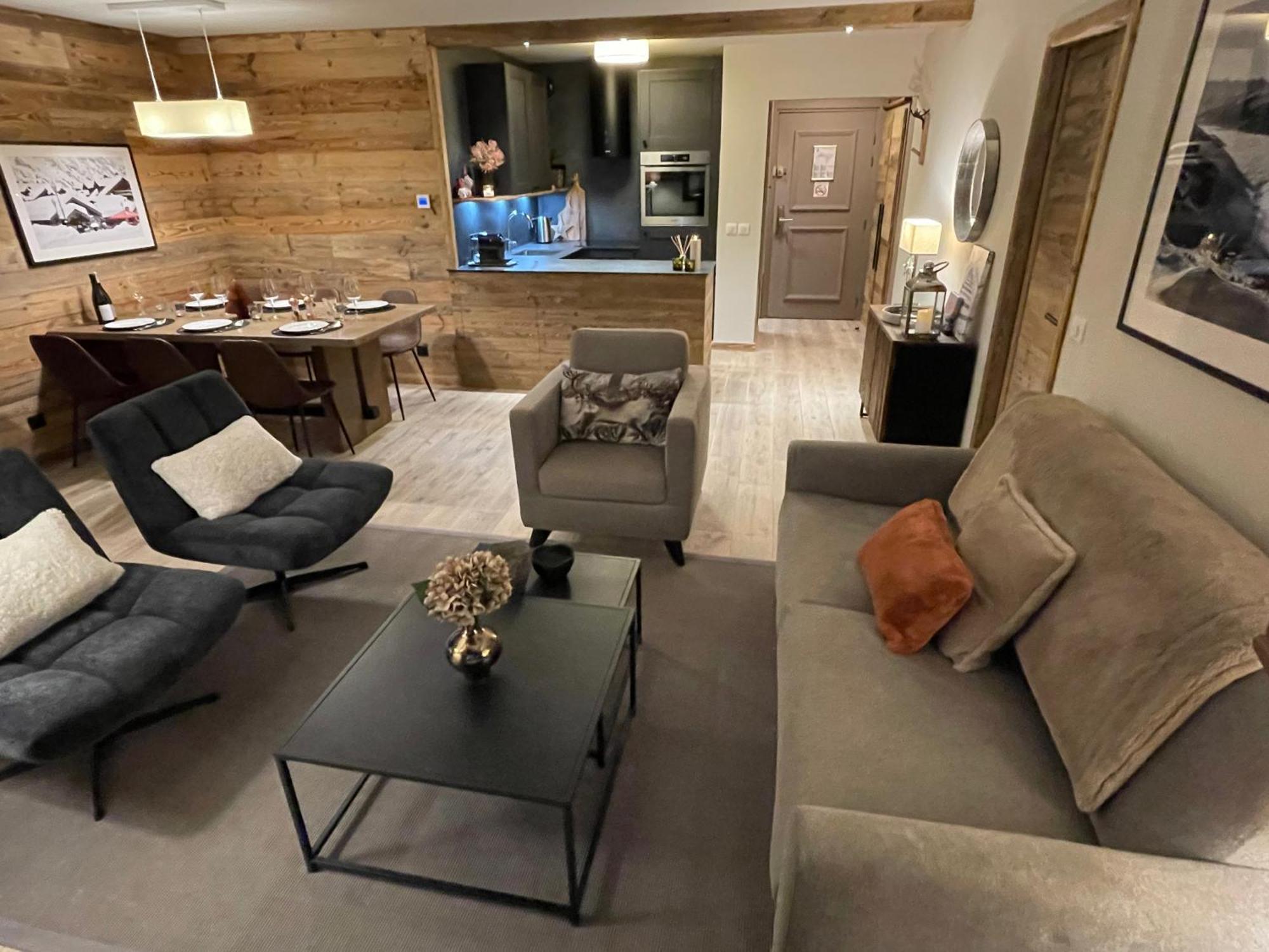 Spacious ski-in ski-out apartment 4-6 pax, 161 Sources de Marie Arc 1950 Les Arcs  Exterior foto